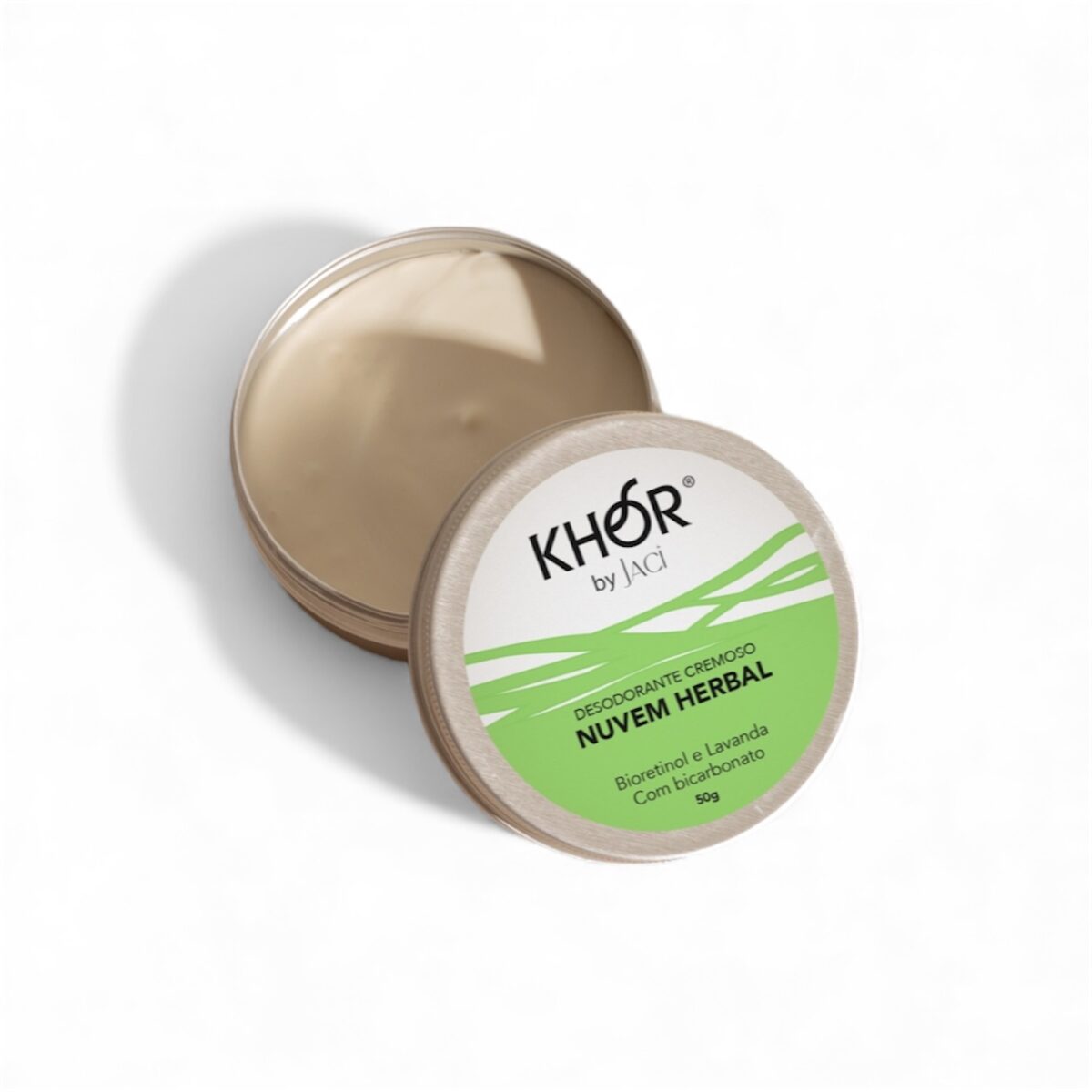 Desodorante Nuvem Herbal (com Bicarbonato de Sódio) 50g | Khor