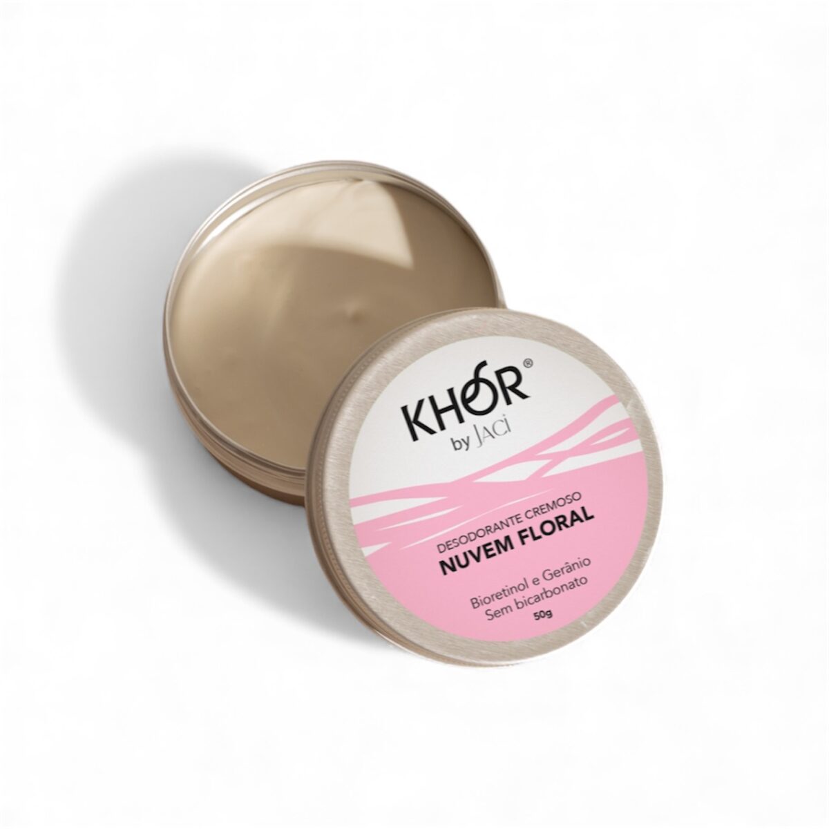 Desodorante Nuvem Floral (sem Bicarbonato de Sódio) 50g | Khor