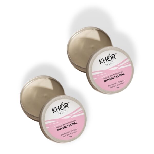 Duo Desodorante Nuvem Floral (sem Bicarbonato de Sódio)